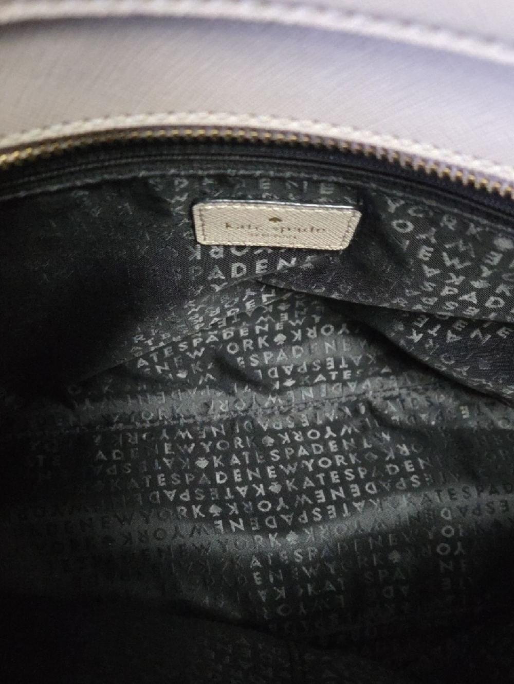 Kate Spade Black and Taupe Colorblock Tote Bag - Picture 2 of 5
